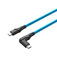 Kabel Mathorn MTC-511 5M 10Gbps 60W USB C-C 90 Arcticblue 