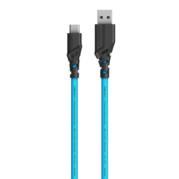 Kabel Mathorn MTC-500 5M 10Gbps 60W USB A-C Arcticblue 