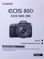 Instrukcja obsługi PL do Canon 80D 