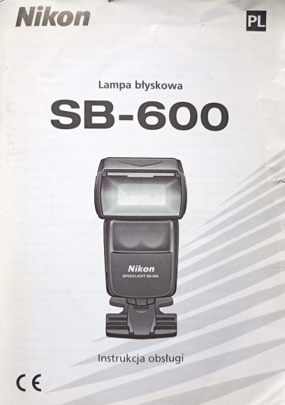Instrukcja obsługi Nikon SB-600 powystawowa