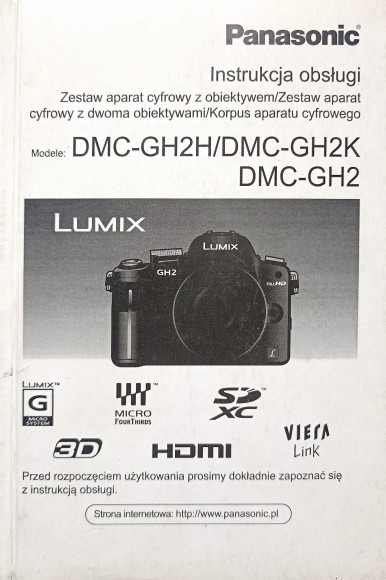 Instrukcja obsługi Panasonic DMC-GH2 - powystawowa 