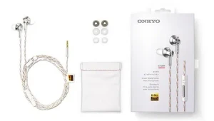 Słuchawki douszne Onkyo E700M Hi-Fi Białe