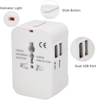 Uniwersalny adapter wtyczki, adapter podróżny HHT202