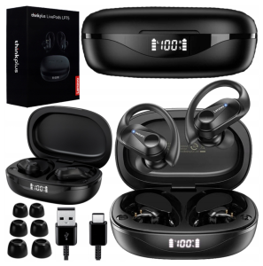 Słuchawki bezprzewodowe Lenovo LP75 - czarne