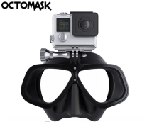 Maska nurkowa Octomask Freediver Black do GoPro 301