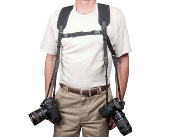 Szelki OP/TECH USA DUAL HARNESS XL na aparaty lub lornetki