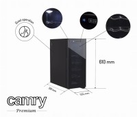 Chłodziarka lodówka do wina i napojów 33L 12 butelek Camry CR8068