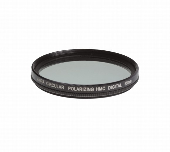 Używany Akira filtr polaryzacyjny HMC 55mm