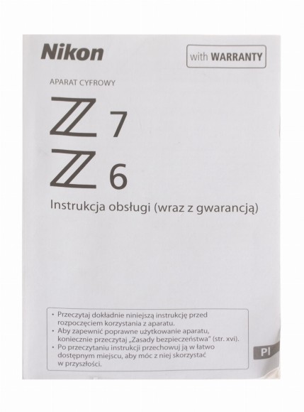 Instrukcja obsługi Nikon Z7 Z6