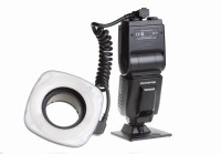 Używany zestaw OLYMPUS RING FLASH RF-11 + OLYMPUS MACRO FLASH CONTROLLER FC-1 |K017999|