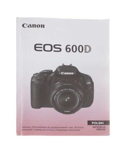 Instrukcja Canon EOS 600D |018002|