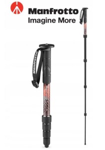 Monopod Manfrotto Element MII czerwony MMELMIIA5RD