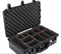 Walizka Peli 1555 Air Case |  z organizerem TrekPak wew 58x32x19cm czarna