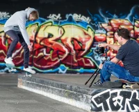 Statyw 3 Legged Thing TRAVIS niebiesko-pomarańczowy