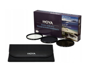 Hoya Digital Filter Kit 77mm - zestaw filtrów (3szt.) + etui