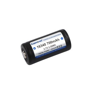 Akumulator KEEPPOWER ICR16340-70PCM 700mAh Li-ION CR123