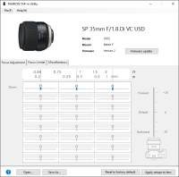 Usługa kalibracji autofocusa w lustrzankach cyfrowych (backfocus / frontfocus)