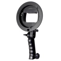 Uchwyt do lamp systemowych typ S - mocowanie Bowens z rączką 