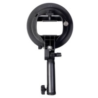 Uchwyt do lamp systemowych typ S - mocowanie Bowens z rączką 