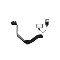 Uchwyt bracket na trzy lampy reporterskie