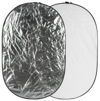 GlareOne Blenda 2w1 srebrno biała, 60x90cm