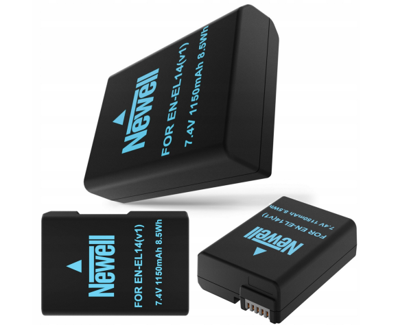 Akumulator Newell EN-EL14 Nikon D3100, D3200, D3300, D5200, D5300, Df