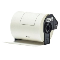 Oryginalne etykiety cięte DK-11247 firmy Brother – czarny nadruk na białym tle, 103mm x 164mm