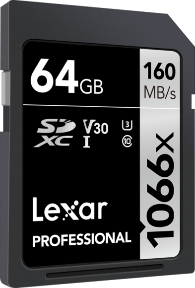 KARTA PAMIĘCI LEXAR PRO 1066X SDXC U3 (V30) UHS-I R160/W70 64GB