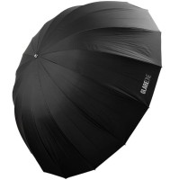 GlareOne Głęboki parasol 110cm srebrny z dyfuzorem