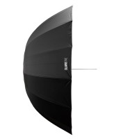 GlareOne Głęboki parasol 110cm srebrny z dyfuzorem
