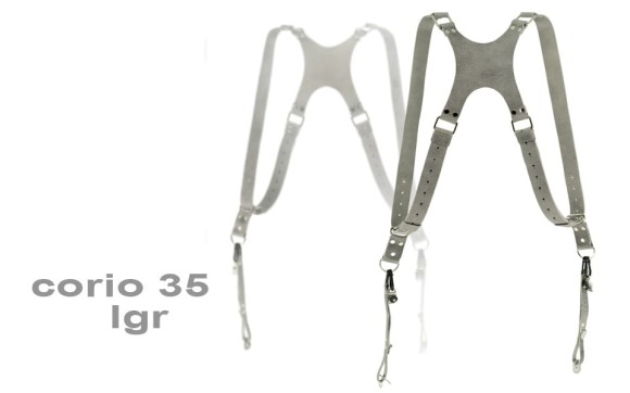 Szelki skórzane Reporter Corio 35 Light Grey