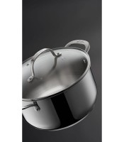 Garnek ze stali nierdzewnej z pokrywką 24 CM / 5,3L - LAGOSTINA