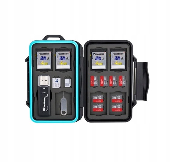 Etui JJC MC2 MC-2 na karty pamięci 8x SD/SDHC lub 4x CF