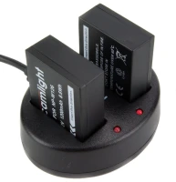 Ładowarka dwukanałowa Newell SDC-USB do akumulatorów NP-W126