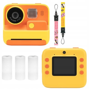 Aparat fotograficzny z drukarką dla dzieci Redleaf PicMe - żółty