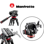 Głowica Manfrotto MVH502AH z płaską bazą