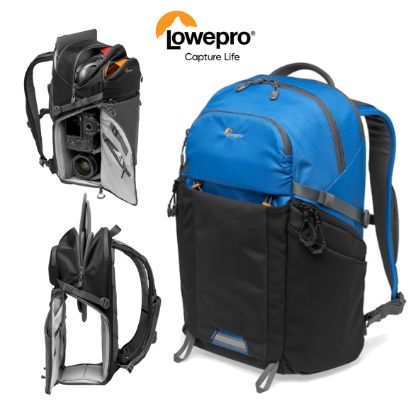 Plecak fotograficzny Lowepro Photo Active BP 300 AW niebiesko-czarny