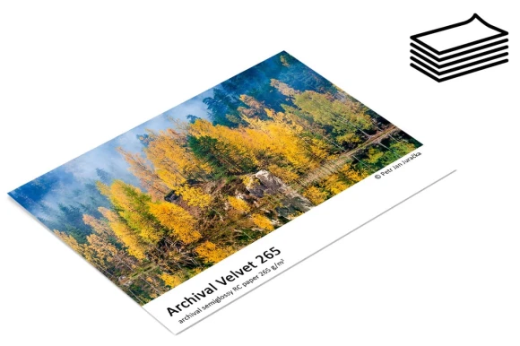 Papier fotograficzny FOMEI Archival Velvet 265gsm - arkusze A3+ (32,9 x 48,3cm), 50 arkuszy 