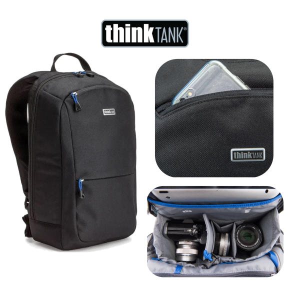 Plecak Think Tank Perception na aparat + obiektyw i tablet - czarny