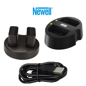 Ładowarka dwukanałowa Newell SDC-USB do akumulatorów D-Li90