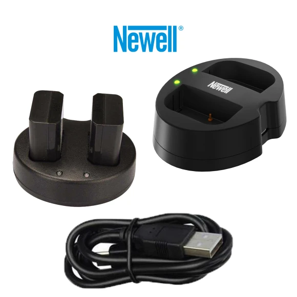 Ładowarka dwukanałowa Newell SDC-USB do akumulatorów D-Li90