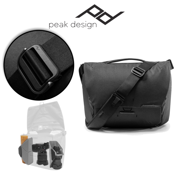 Torba Peak Design Everyday Messenger 13L - Czarna - EDLv2 (BEDM-13-BK-2)