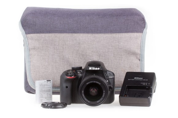 Używana Lustrzanka Nikon D3300 + Nikkor 18-55 VR AF-P + torba |K25196| (1)