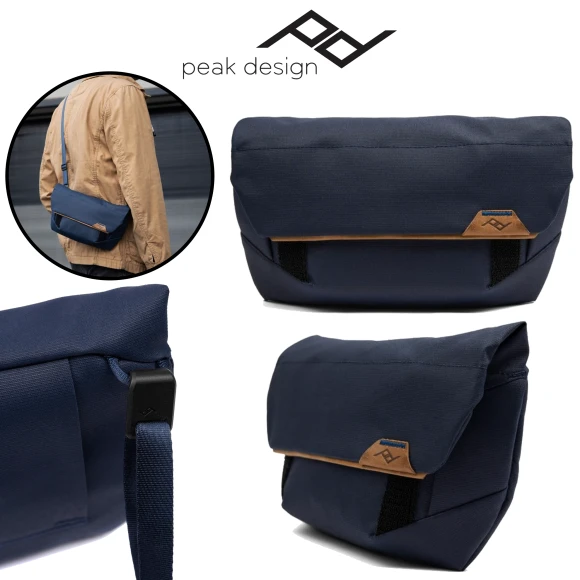 Torba podręczna Peak Design Field Pouch Midnight v2 - Niebieski, z paskiem (BP-MN-2)
