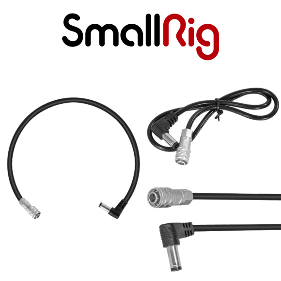 2-pinowy kabel zasilający 40cm płytki SmallRig NP-F EB2504 do BMPCC 4K 6K