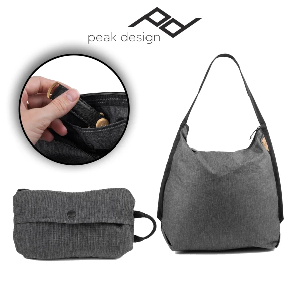 Torba PeakDesign Packable Tote Charcoal - grafitowa (BPT-CH-1)