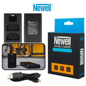 Ładowarka dwukanałowa Newell DL-USB-C do akumulatorów LP-E6
