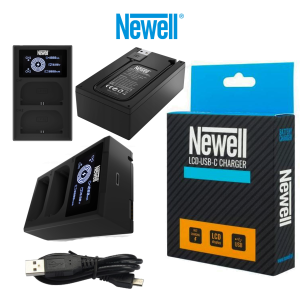 Ładowarka dwukanałowa Newell FDL-USB-C do akumulatorów LP-E6
