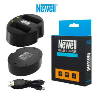 Ładowarka dwukanałowa Newell SDC-USB do akumulatorów LP-E10 do Canon