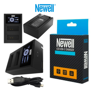 Ładowarka dwukanałowa Newell FDL-USB-C do akumulatorów LP-E12